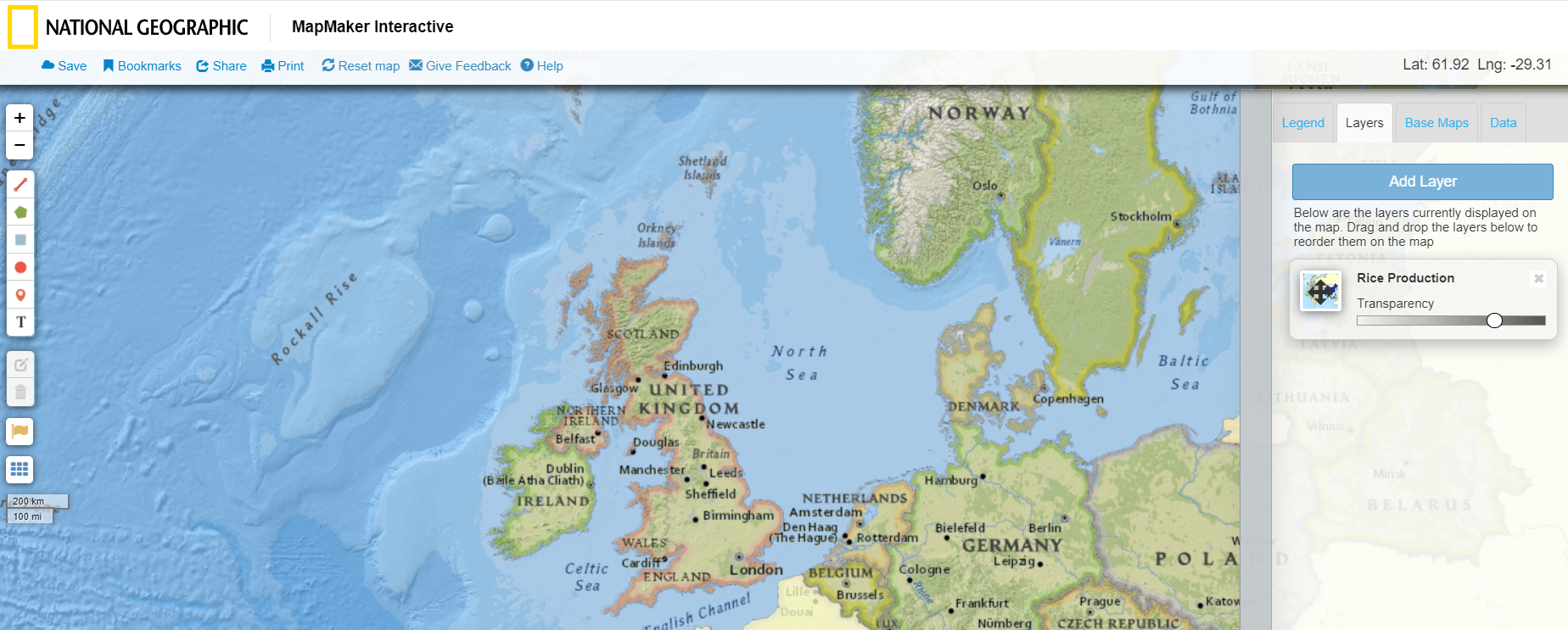 National Geographic MapMaker – Teachnet.ie